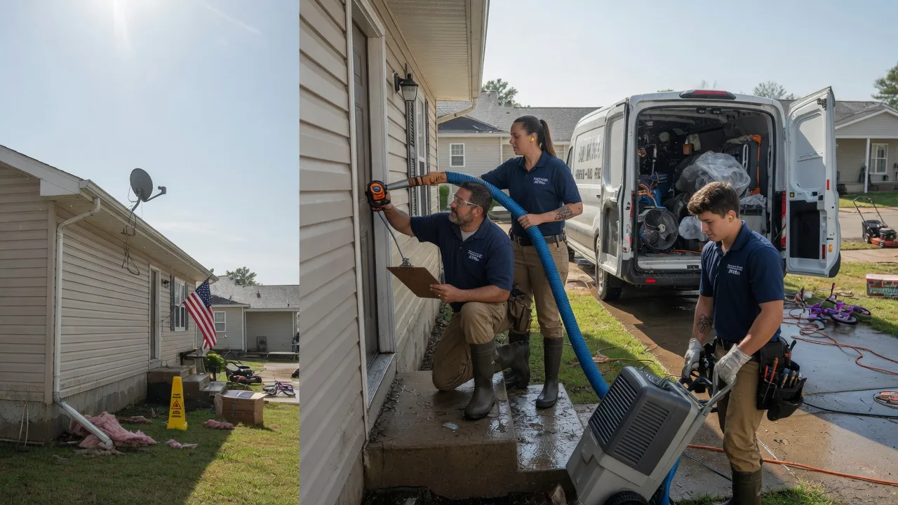 Ceiling Water Damage Restoration in Akron, IN near me